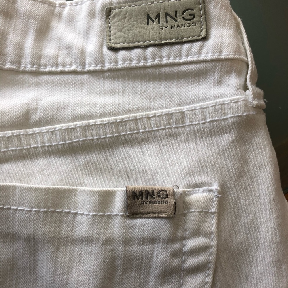 MNG by MANGO White Skinny Jeans